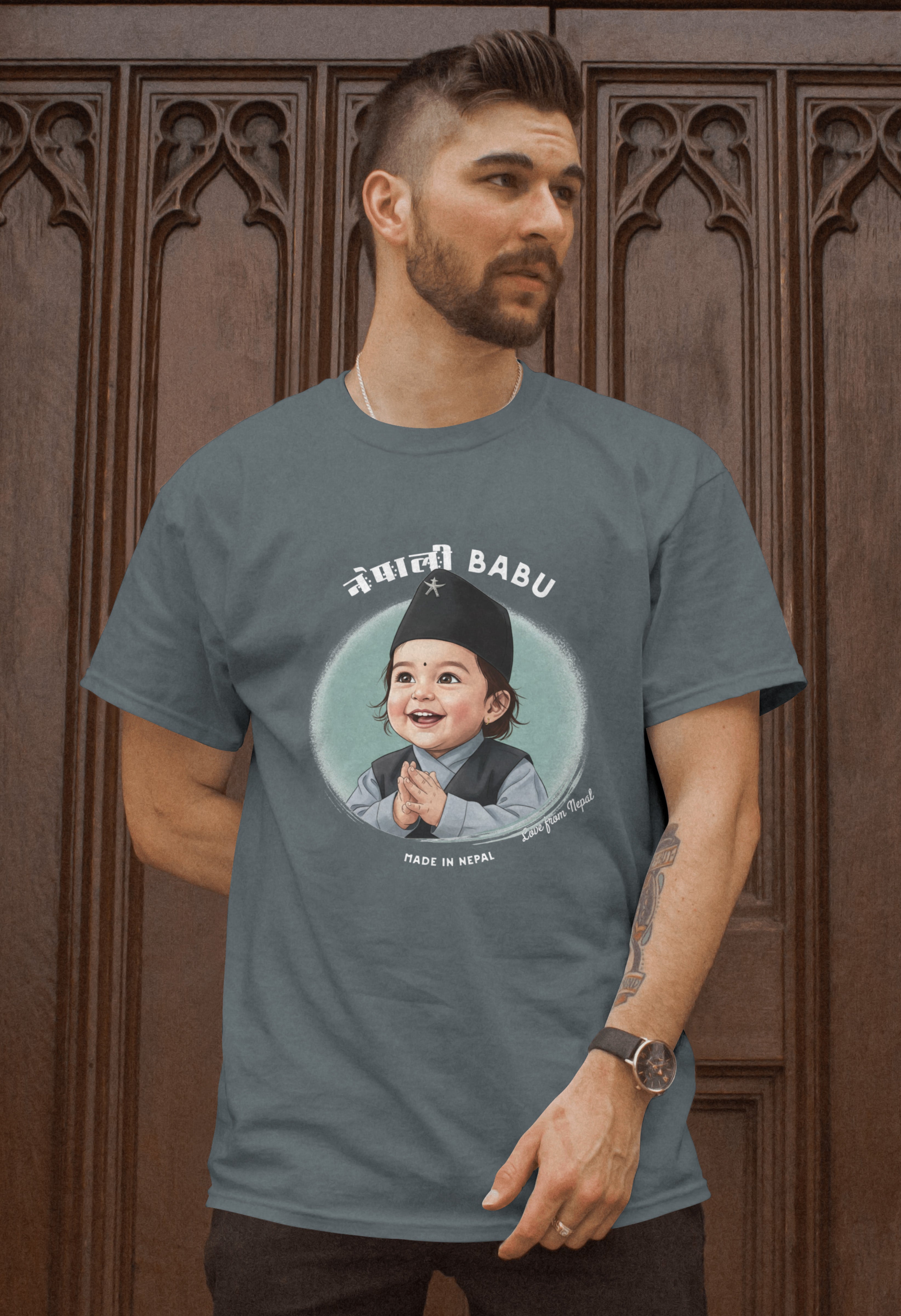 Neplai Babu – Nepali Printed T-Shirt in Australia