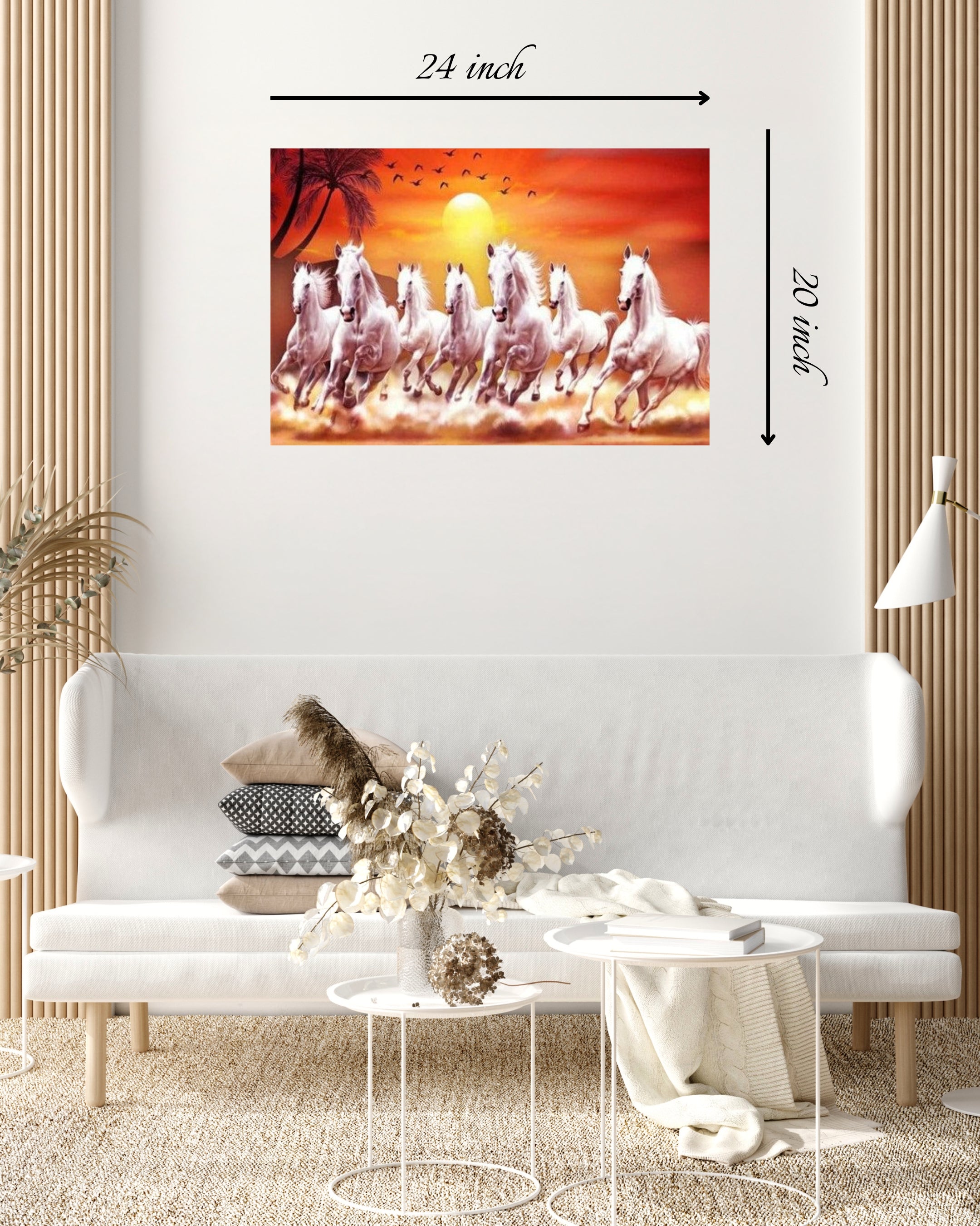 7 horses Canvas – High Quality Wall Art