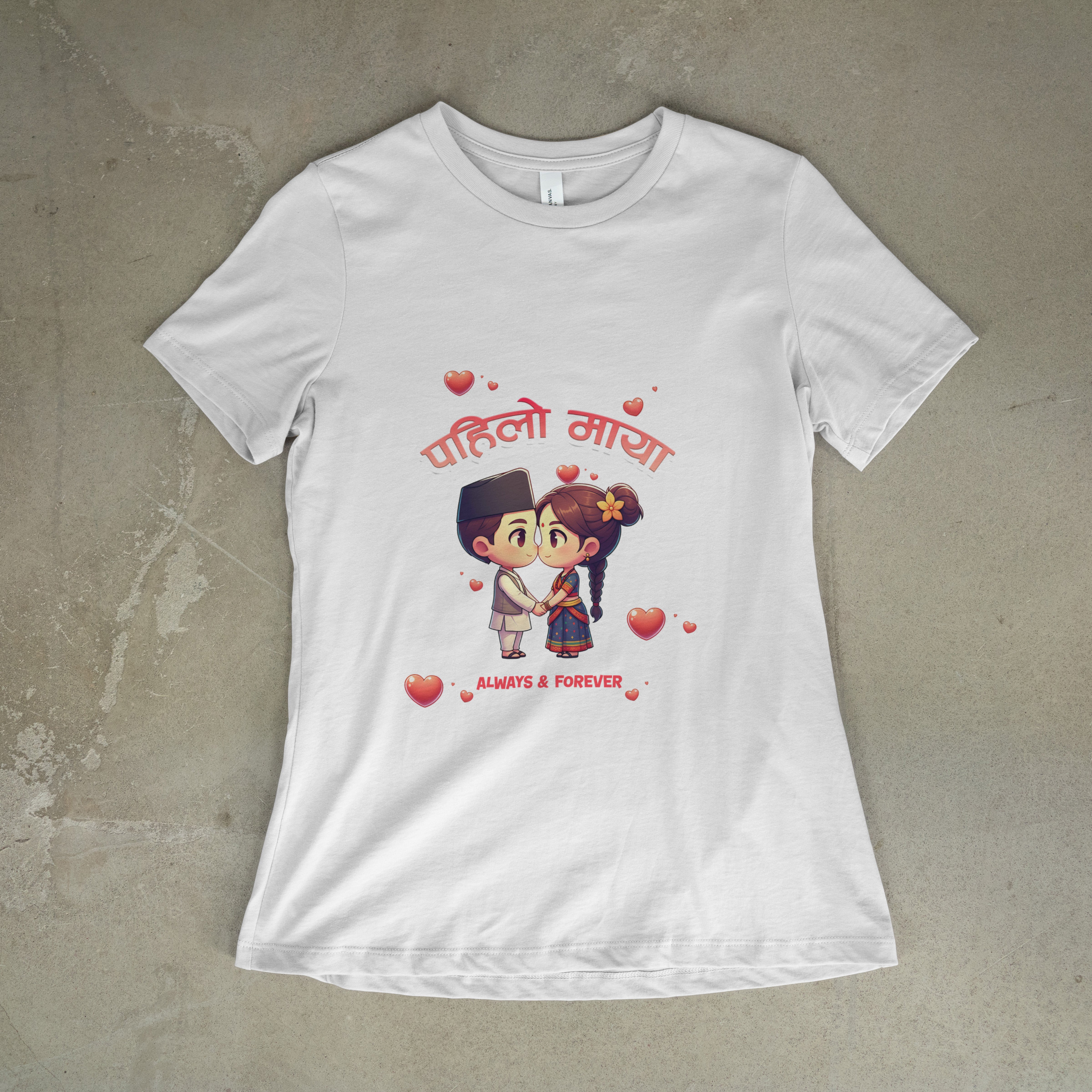 Pahilo Maya(First Love) – Nepali Printed T-Shirt in Australia