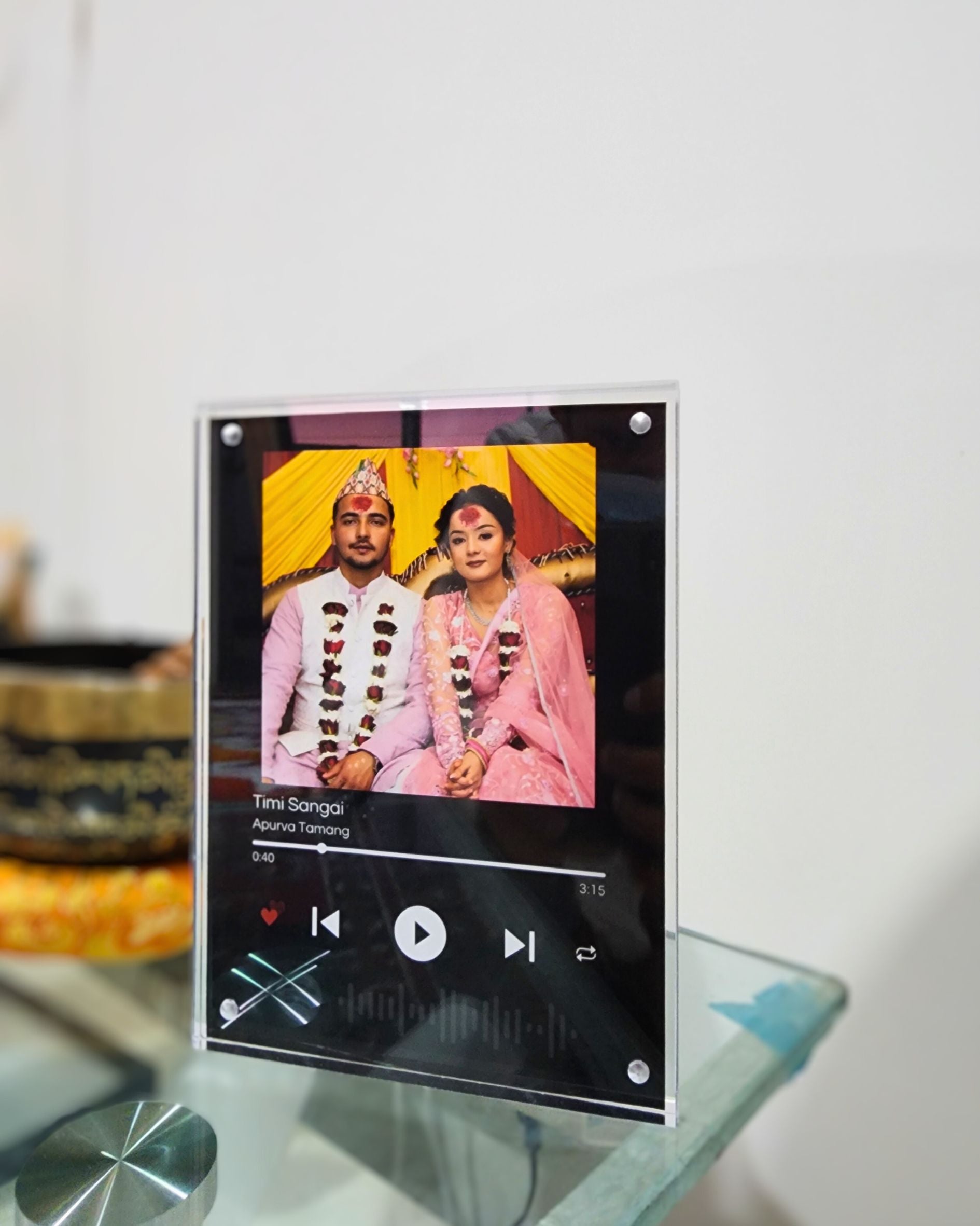 Acrylic Magnetic Frames with Spotify Play Code