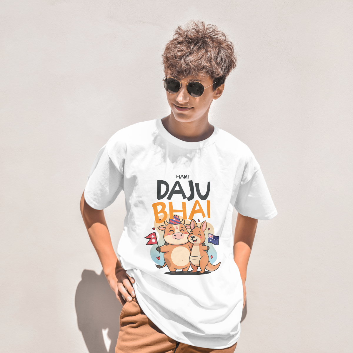 Hami Daju Bhai – Nepali Printed T-Shirt in Australia