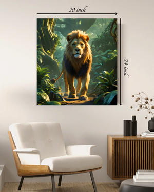Majestic Lion Canvas Print – Beautiful Nature Canvas Print
