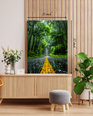 Rainforest Roadway Canvas Print – Beautiful Nature Canvas Print