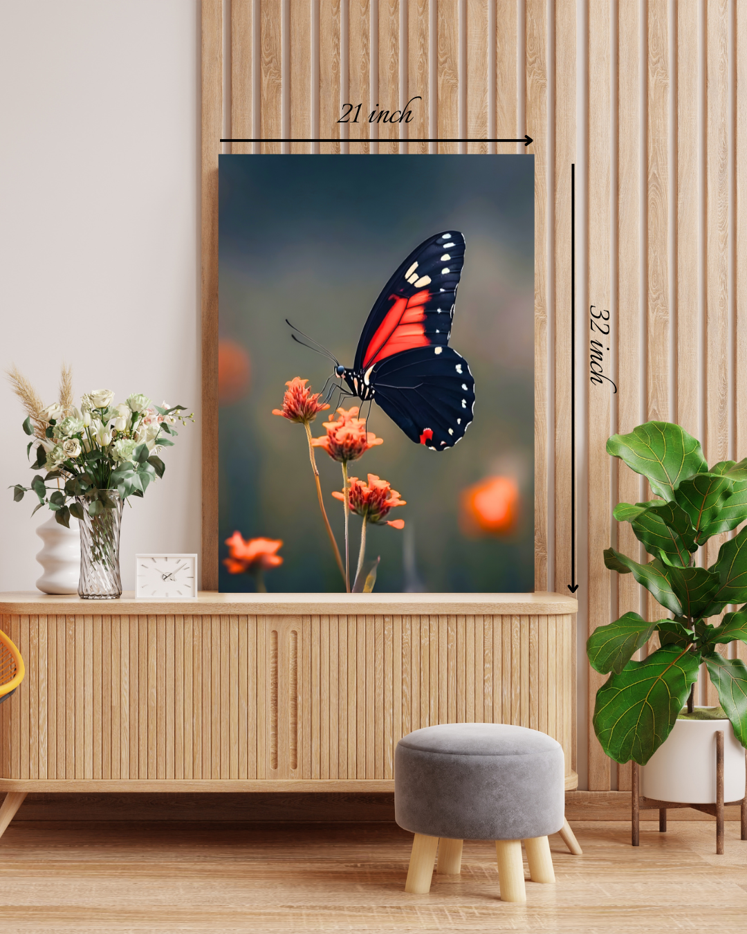 Captivating Butterfly Canvas Print – Beautiful Nature Canvas Print
