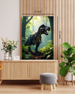 Roaring Dinosaur Canvas Print – Beautiful Nature Canvas Print