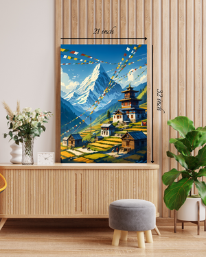Majestic Mountain Canvas Print – Beautiful Nature Canvas Print