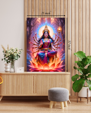 Durga Mata Canvas Print – High Quality Hindu God Wall Art