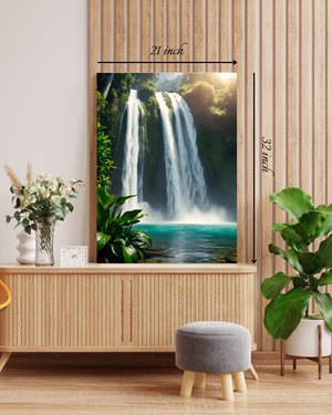 Waterfall Canvas Print – Beautiful Nature Canvas Print