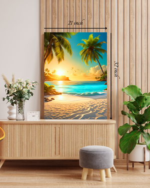 Tropical Beach Canvas Print – Beautiful Nature Canvas Print