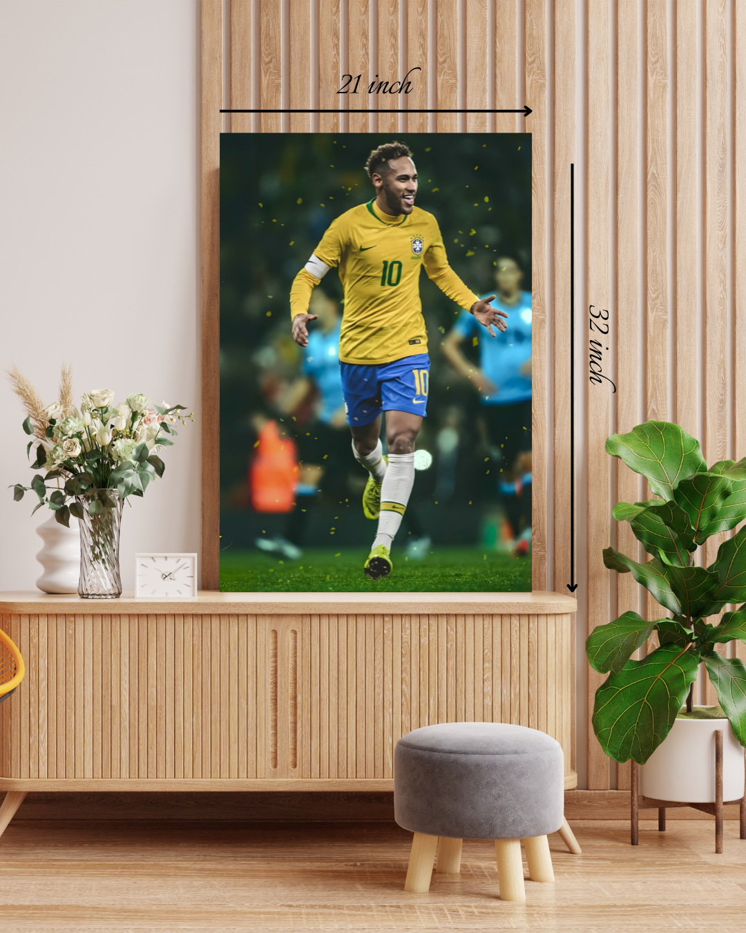 Neymar Jr.'s Canvas Print – High Quality Wall Art