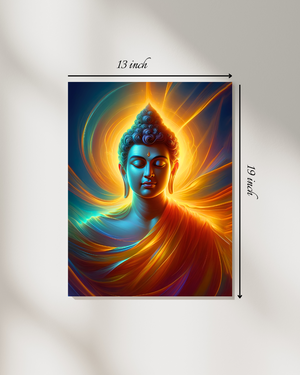 Radiant Buddha Canvas Print – High Quality Hindu God Wall Art