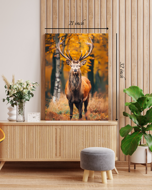 Deer Canvas Print – Beautiful Deer Canvas Print