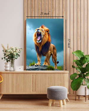 Majestic Lion Canvas Print – Beautiful Nature Canvas Print