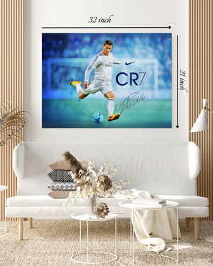 Cristiano Ronaldo Canvas Print – High Quality Wall Art