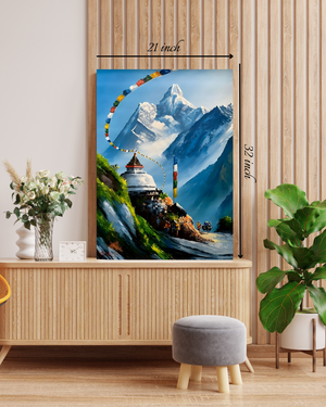 Nepal Mountain Scenery Canvas Print – Beautiful Nature Canvas Print