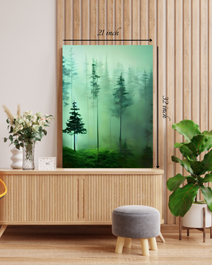 Foggy Forest Canvas Print – Beautiful Nature Canvas Print