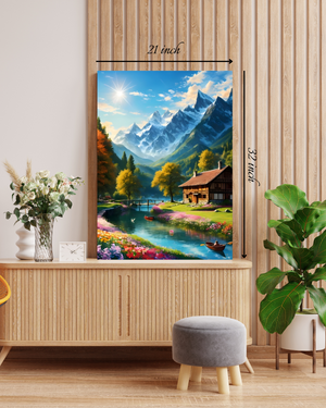 "Mountain Retreat" Canvas Print – Beautiful Nature Canvas Print