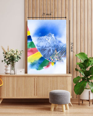 Majestic Himalayan Spirit Canvas Print – High Quality Wall Art