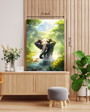 Elephant Jungle Canvas Print – Beautiful Nature Canvas Print