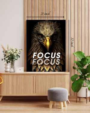 "FOCUS" Motivational Quote – High Quality Wall Art