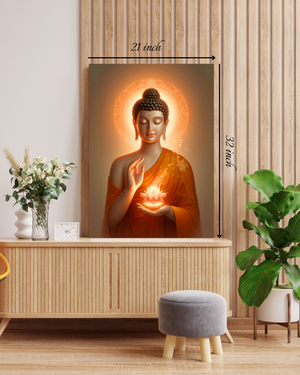 Gautam Budhha Canvas Print – High Quality Hindu God Wall Art