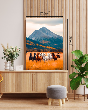 Wild Horses Canvas Print – Beautiful Nature Canvas Print
