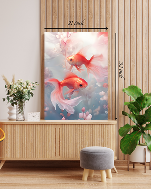 Koi Fish Canvas Print – Beautiful Nature Canvas Print