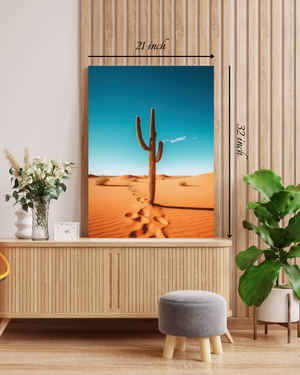 Desert Cactus Canvas Print – Beautiful Desert Cactus Canvas Print