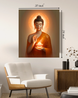 Gautam Budhha Canvas Print – High Quality Hindu God Wall Art