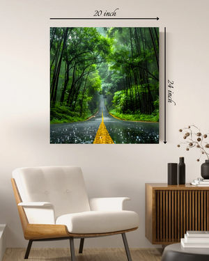 Rainforest Roadway Canvas Print – Beautiful Nature Canvas Print