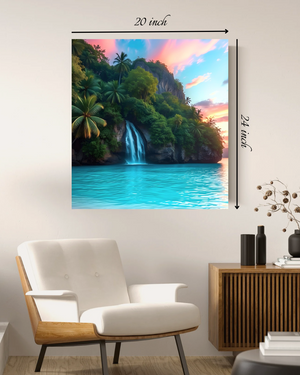 Tropical Paradise Canvas Print – Beautiful Nature Canvas Print