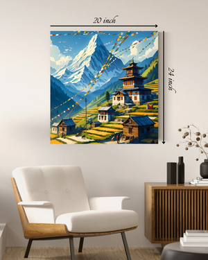Majestic Mountain Canvas Print – Beautiful Nature Canvas Print