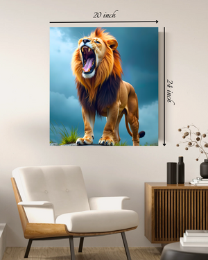 Majestic Lion Canvas Print – Beautiful Nature Canvas Print