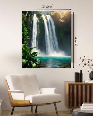 Waterfall Canvas Print – Beautiful Nature Canvas Print