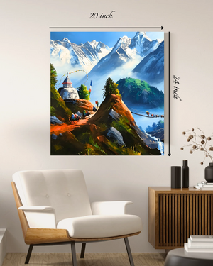 Stunning Mountain Life Canvas Print – High Quality Wall Art
