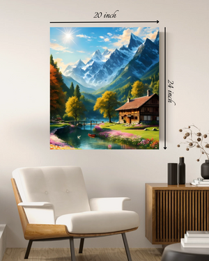 "Mountain Retreat" Canvas Print – Beautiful Nature Canvas Print