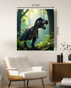 Roaring Dinosaur Canvas Print – Beautiful Nature Canvas Print