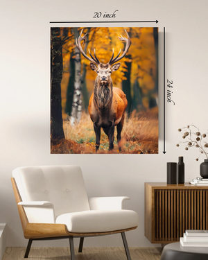 Deer Canvas Print – Beautiful Deer Canvas Print
