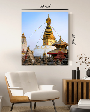 Swayambhunath Temple Canvas Print– High Quality Wall Art