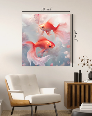 Koi Fish Canvas Print – Beautiful Nature Canvas Print