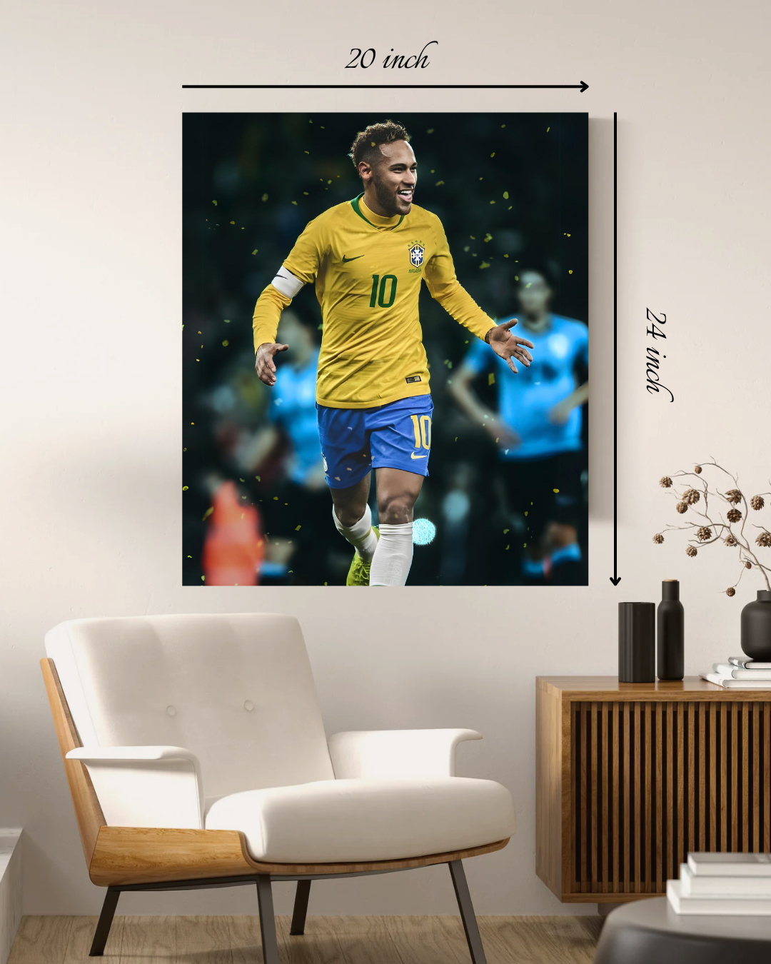 Neymar Jr.'s Canvas Print – High Quality Wall Art