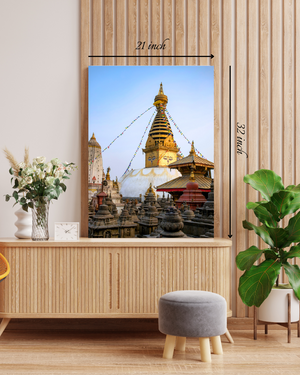 Swayambhunath Temple Canvas Print– High Quality Wall Art