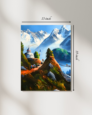 Stunning Mountain Life Canvas Print – High Quality Wall Art