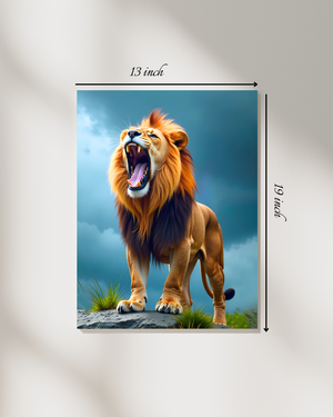 Majestic Lion Canvas Print – Beautiful Nature Canvas Print