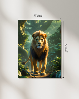 Majestic Lion Canvas Print – Beautiful Nature Canvas Print