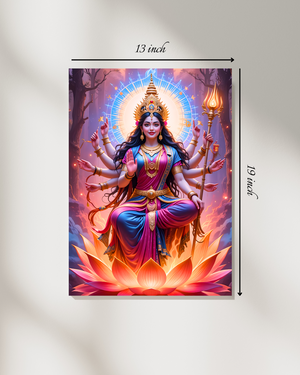 Durga Mata Canvas Print – High Quality Hindu God Wall Art