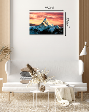 Mount Everest Sunset Canvas Print– High Quality Wall Art