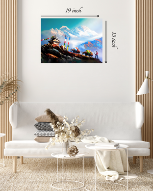 "Nepal Himalayan Passage: Sacred Traditions" Canvas Print– High Quality Wall Art