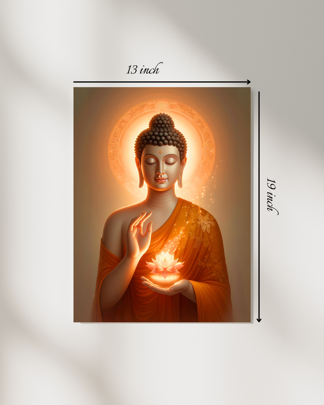 Gautam Budhha Canvas Print – High Quality Hindu God Wall Art