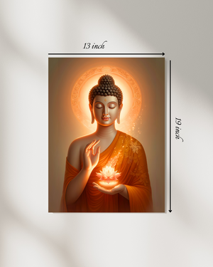 Gautam Budhha Canvas Print – High Quality Hindu God Wall Art